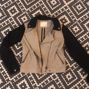 Lightweight motorcycle cut jacket